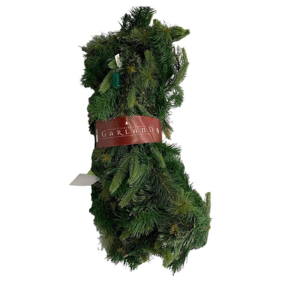 9' x 14" Cashmere Pine Garland w/ Dura-Lit Lights by Vickerman